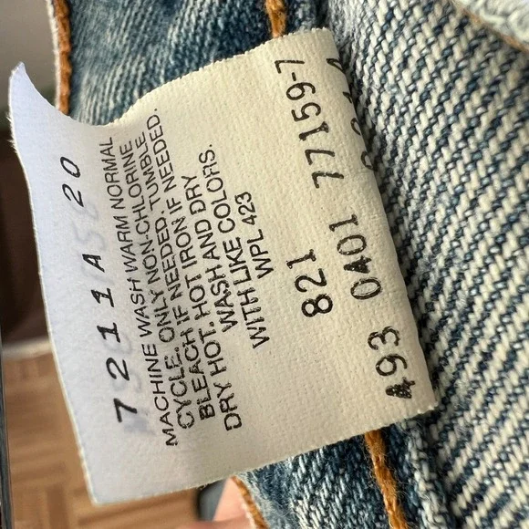 Vintage 90s Levis 550 Relaxed Fit Student Fit Jeans Women's Size 26 Blue Denim